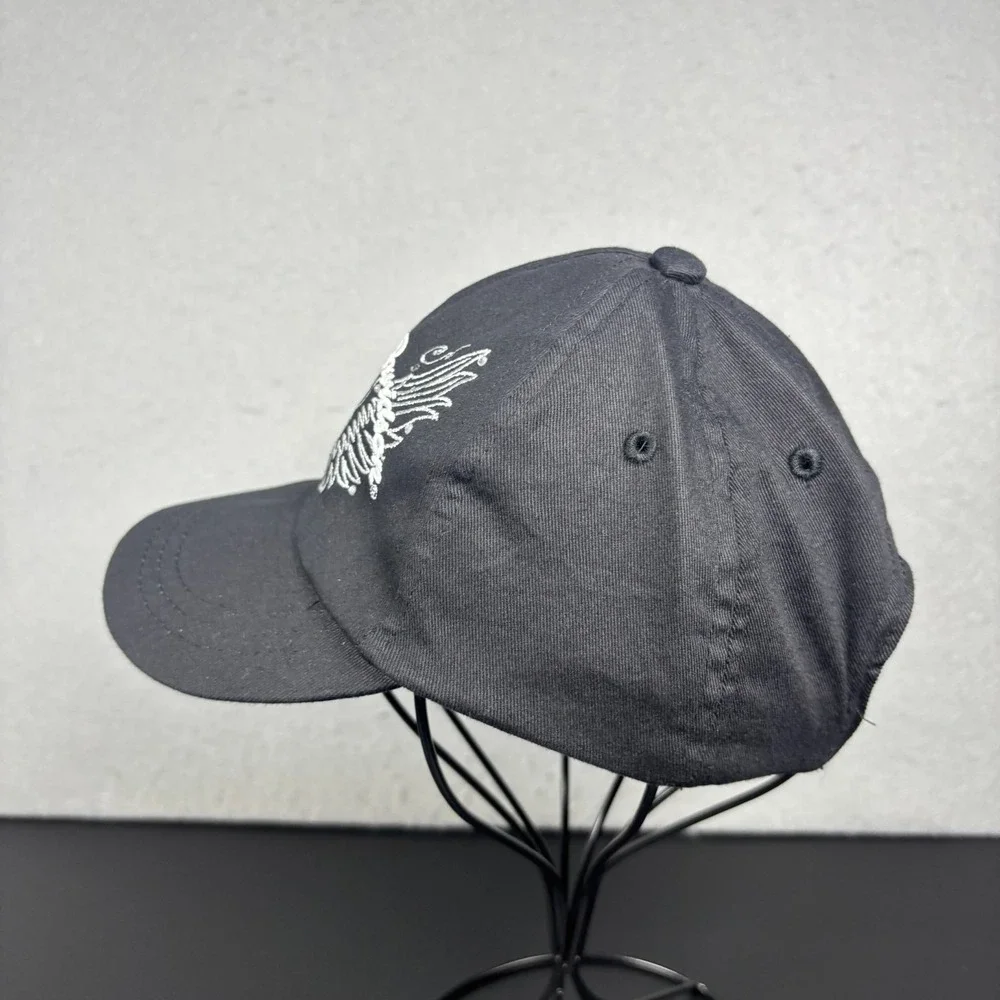 Harley Davidson Toddler Black Strap Back Hat Baseball Cap Size 2T-4T Motorcylce